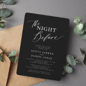 De avond voor de repetitie diner zwart kaart