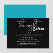 De avond voor de repetitie Dinner Invitation Kaart (Voorkant / Achterkant)