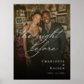 De avond voor de repetitie foto welkom poster (Voorkant)