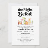 De avond voor de repetitie van het retro koppel kaart (Voorkant)