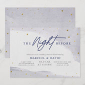 De avond voor de repetitiediner kaart (Voorkant / Achterkant)