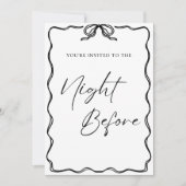 De avond voor de uitnodiging  (Voorkant)