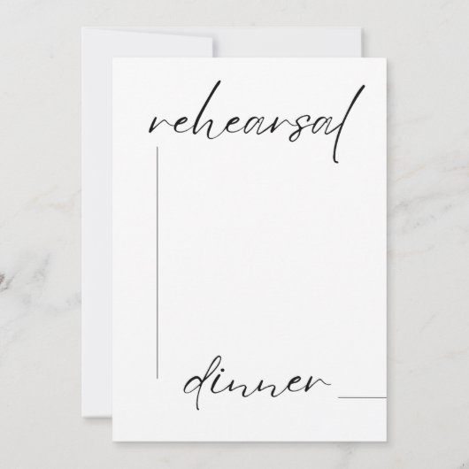 De avond voor de uitnodiging  (Achterkant)