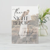 De avond voor het Afbeelding bruiloft repetitie di Kaart (Staand voorkant)