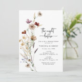 De avond voor het Boho repetitie diner Kaart (Staand voorkant)