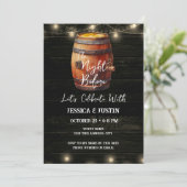 De avond voor het Casual repetitiediner Kaart (Staand voorkant)