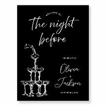 De avond voor het diner op maat is welkom