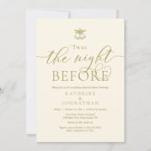 De avond voor het moderne repetitiediner kaart (Voorkant)