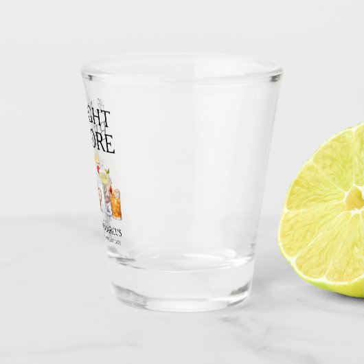 De avond voor het oefendiner van het paar shot glas (Rechts)