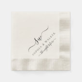 De avond voor het repetitiediner Modern Elegant Servet (Voorkant)