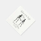 De avond voor het repetitiediner servetten wit (Hoek)