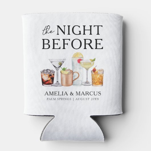 De avond voor het repetitiediner van het echtpaar blikjeskoeler (Achterkant)