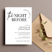 De avond voor het zwart-wit repetitiediner kaart