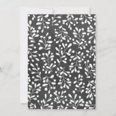 De avond voor het zwarte schoolbord repetitie dine kaart (Achterkant)