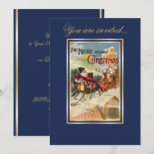 De avond voor Kerstmis Sinterklaas diner Kaart (Voorkant / Achterkant)