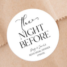 De avond voor minimale bruiloft repetitie diner