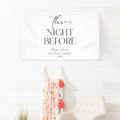 De avond voor minimale bruiloft repetitie diner spandoek (Insitu)