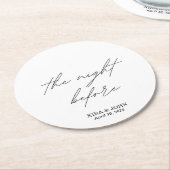 De avond voor Onderzetter (Gebogen)