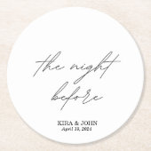 De avond voor Onderzetter (Voorkant)