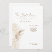 De avond voor Pampas repetitie diner II Kaart (Voorkant / Achterkant)