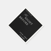 De avond voor repetitie diner op maat servet (Hoek)