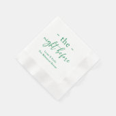 De avond voor repetitie diner op maat servet (Hoek)