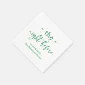 De avond voor repetitie diner op maat servet (Hoek)