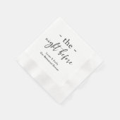 De avond voor repetitie diner op maat servet (Hoek)