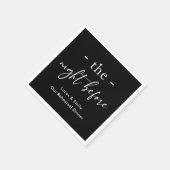 De avond voor repetitie diner op maat servet (Hoek)