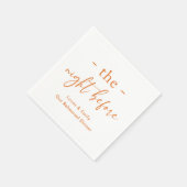 De avond voor repetitie diner op maat servet (Hoek)