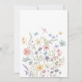 De avond voor rustieke bruiloft repetitie diner kaart (Achterkant)