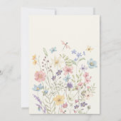 De avond voor rustieke bruiloft repetitie diner kaart (Achterkant)