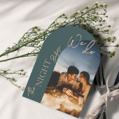 De avond voordat we Arch Photo repetitie diner doe Kaart