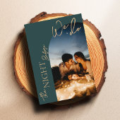 De avond voordat we Arch Photo repetitie diner doe Kaart