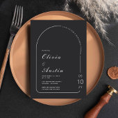 De avond voordat we Arch Photo repetitie diner doe Kaart