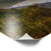 De Avondgloed van de Greystones Kust Foto Afdruk (Hoek)