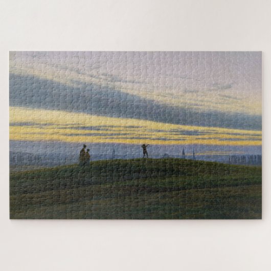 De avondster: een romantisch landschap legpuzzel (Horizontaal)