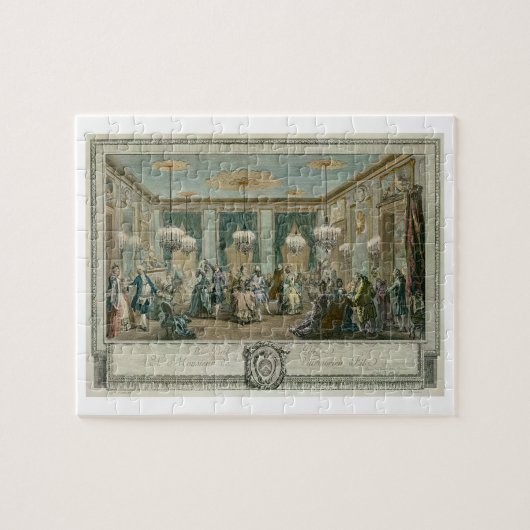 De avondval in het huis van monsieur vii legpuzzel (Horizontaal)