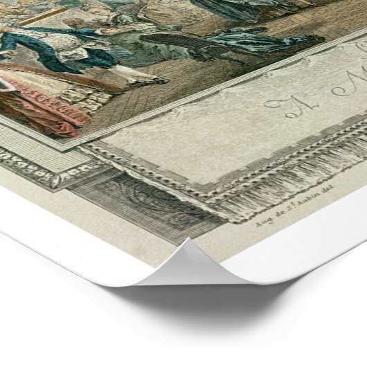 De avondval in het huis van monsieur vii poster (Hoek)