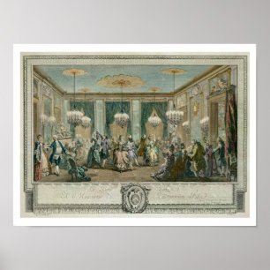 De avondval in het huis van monsieur vii poster