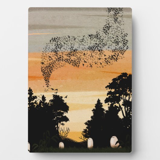 De avondvoorstelling fotoplaat (voorkant)