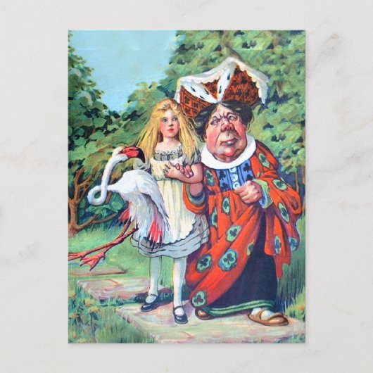 De Avonturen van Alice in Sprookjesland Briefkaart (Voorkant)