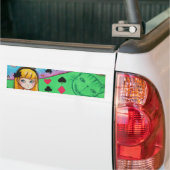 De avonturen van Alice in Wonderland Bumpersticker (Op Truck)