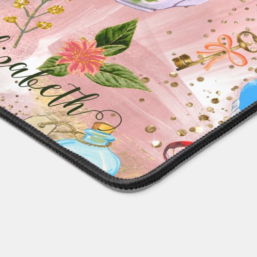 De avonturen van Alice in Wonderland Glitter Name Bureaumat (Hoek)