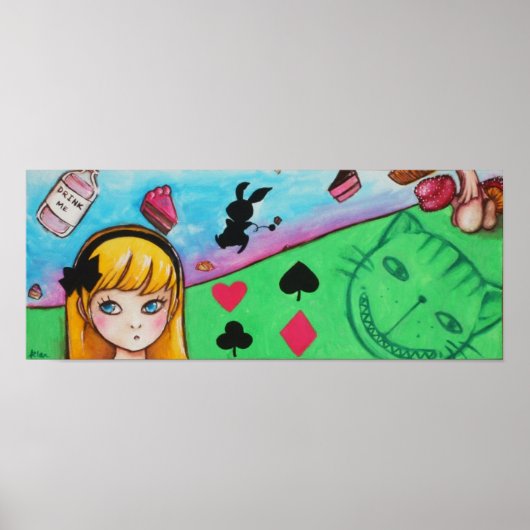 De avonturen van Alice in Wonderland Poster (Voorkant)