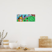 De avonturen van Alice in Wonderland Poster (Keuken)