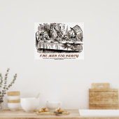 De avonturen van Alice in Wonderland Poster (Keuken)