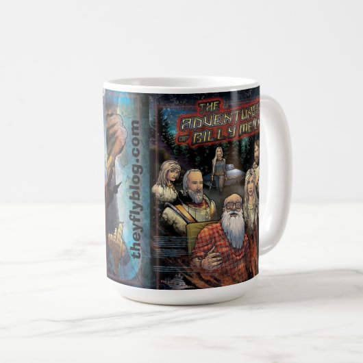 De avonturen van Billy Meier webcomic Koffiemok (Voorkant rechts)