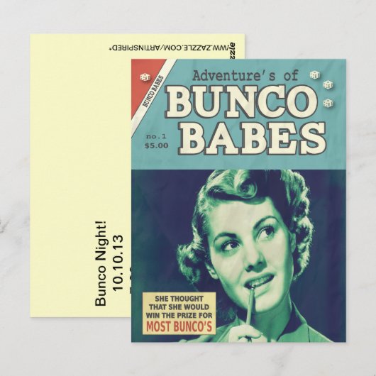 De avonturen van Bunco Babes Briefkaart (Voorkant / Achterkant)