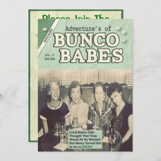 De avonturen van Bunco Babes Edition #2 Kaart (Voorkant / Achterkant)